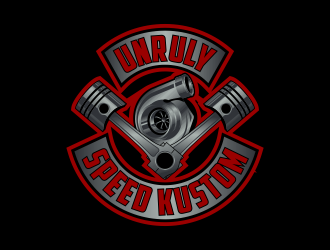 Unruly speed kustom  logo design by Kruger