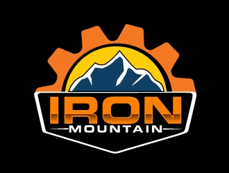 Iron Mountain logo design by AamirKhan