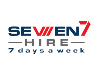 Seven7 Hire  logo design by ValleN ™