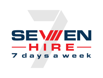 Seven7 Hire  logo design by ValleN ™