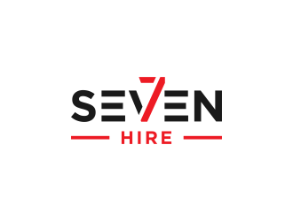 Seven7 Hire  logo design by pel4ngi