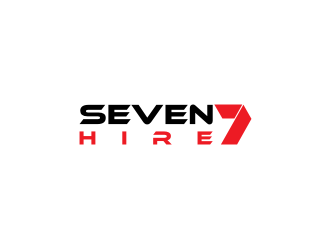 Seven7 Hire  logo design by sodimejo