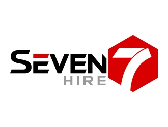 Seven7 Hire  logo design by jaize