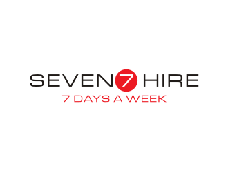 Seven7 Hire  logo design by johana