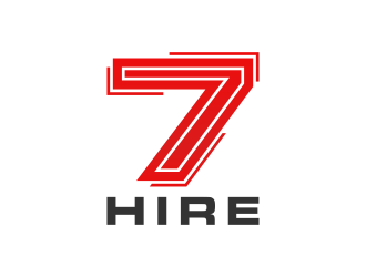 Seven7 Hire  logo design by Purwoko21