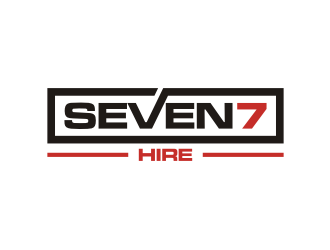 Seven7 Hire  logo design by rief