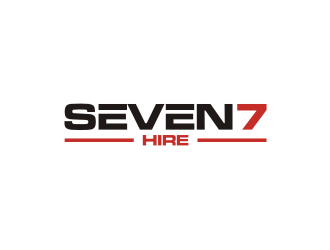 Seven7 Hire  logo design by rief