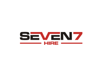 Seven7 Hire  logo design by rief