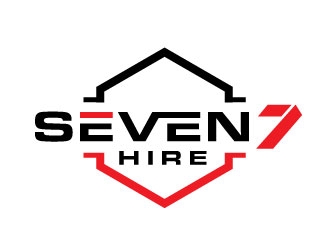 Seven7 Hire  logo design by REDCROW