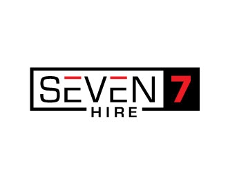 Seven7 Hire  logo design by REDCROW