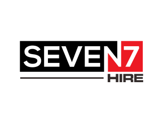 Seven7 Hire  logo design by qqdesigns