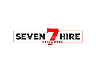 Seven7 Hire  logo design by ubai popi