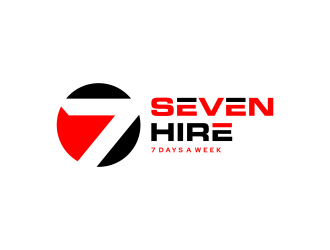 Seven7 Hire  logo design by ubai popi