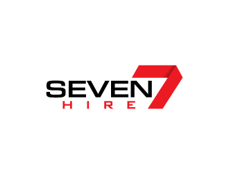 Seven7 Hire  logo design by pencilhand