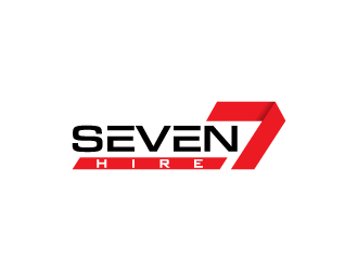 Seven7 Hire  logo design by pencilhand