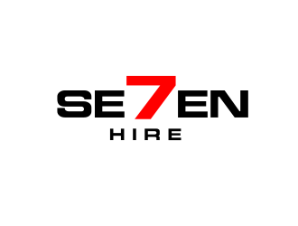 Seven7 Hire  logo design by Rossee