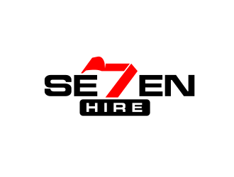 Seven7 Hire  logo design by Rossee