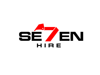 Seven7 Hire  logo design by Rossee