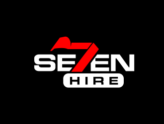 Seven7 Hire  logo design by Rossee