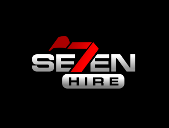 Seven7 Hire  logo design by Rossee