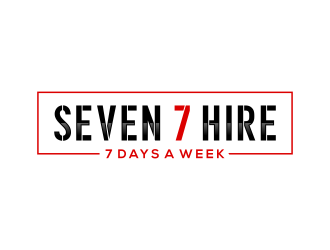 Seven7 Hire  logo design by Kopiireng