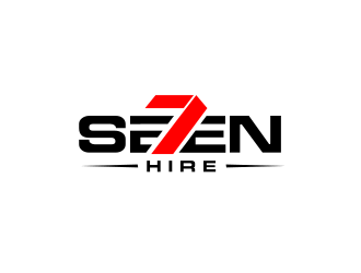 Seven7 Hire  logo design by Rossee