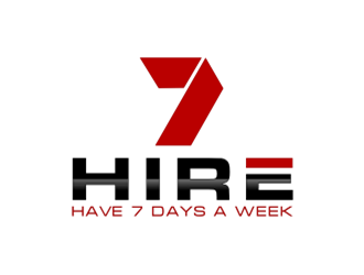 Seven7 Hire  logo design by sheilavalencia