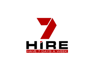 Seven7 Hire  logo design by sheilavalencia