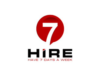 Seven7 Hire  logo design by sheilavalencia