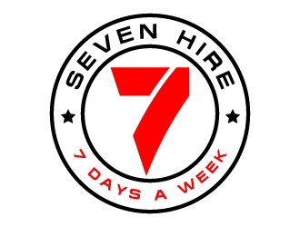 Seven7 Hire  logo design by MUSANG