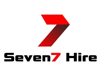 Seven7 Hire  logo design by crearts