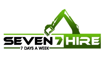 Seven7 Hire  logo design by PMG