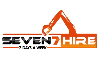 Seven7 Hire  logo design by PMG