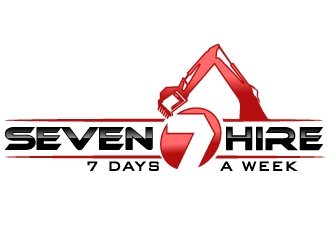 Seven7 Hire  logo design by PMG