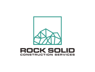 Rock Solid Construction Services  logo design by p0peye