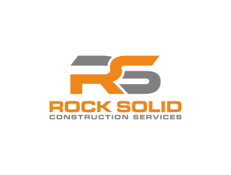 Rock Solid Construction Services  logo design by p0peye