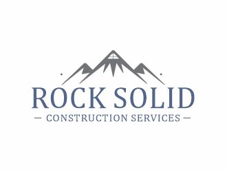 Rock Solid Construction Services  logo design by ManusiaBaja