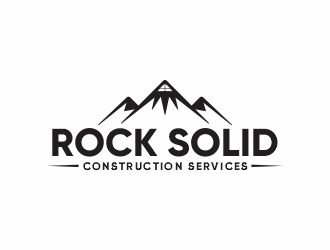 Rock Solid Construction Services  logo design by ManusiaBaja