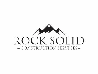 Rock Solid Construction Services  logo design by ManusiaBaja