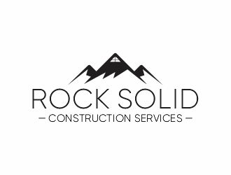 Rock Solid Construction Services  logo design by ManusiaBaja