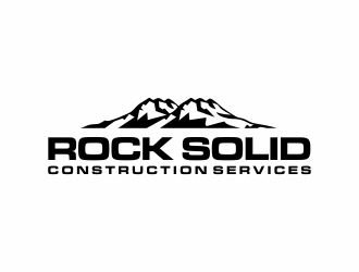 Rock Solid Construction Services  logo design by scolessi