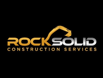 Rock Solid Construction Services  logo design by maze