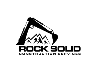 Rock Solid Construction Services  logo design by oke2angconcept