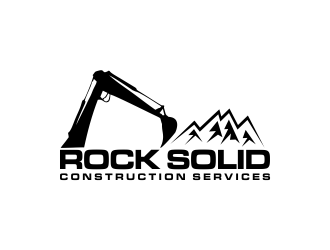 Rock Solid Construction Services  logo design by oke2angconcept