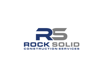 Rock Solid Construction Services  logo design by bricton