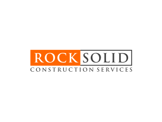 Rock Solid Construction Services  logo design by bricton