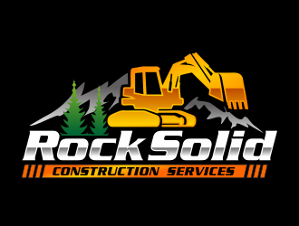 Rock Solid Construction Services  logo design by hidro