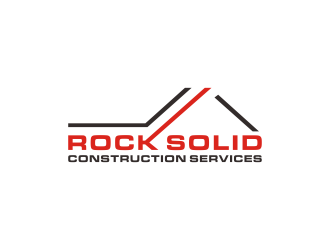 Rock Solid Construction Services  logo design by checx