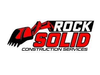 Rock Solid Construction Services  logo design by b3no