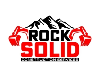 Rock Solid Construction Services  logo design by b3no